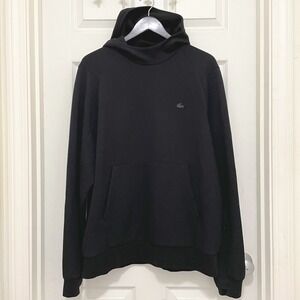 Lacoste Classic Fit Hoodie Sweatshirt Black Performance Athletic SH9663 US XL